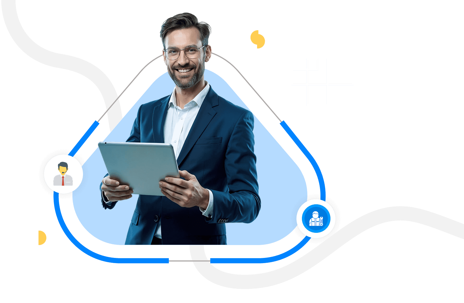 Salesforce for Professional Services Hero Section